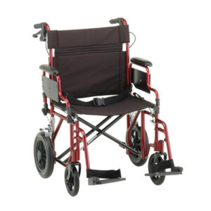 22" Nova Transport Wheelchair Heavy Duty