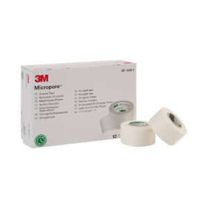 3M™ Micropore™ Paper Medical Tape, 1 Inch X 10 Yard, White, Non-Sterile